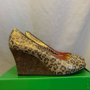 Lilly Pulitzer Leopard print wedges